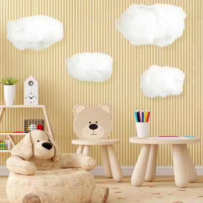 ZAUGONTW Artificial Cloud Props - Imitation 3D Hanging Ceiling Decorations for Weddings & Parties | Extra Small