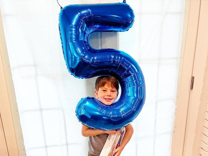 Number 23 Balloon - 40 Inch Navy Blue Birthday Decoration for 23rd Year Celebration