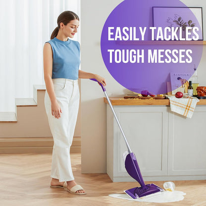 Skiennix Mopping Pad Refill - Disposable Multi-Surface Wet Jet Mop Pads for Hardwood Floors | 120 Count