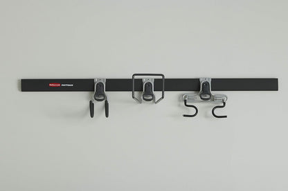 Rubbermaid FastTrack Hooks Kit - Versatile Utility Hooks for Organizing | Black, 3-Piece Set