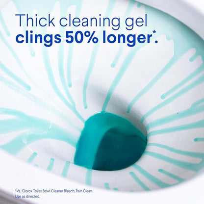 Clorox Toilet Bowl Cleaner - Clinging Bleach Gel with Ocean Mist Scent - 24 Fl Oz Bottle
