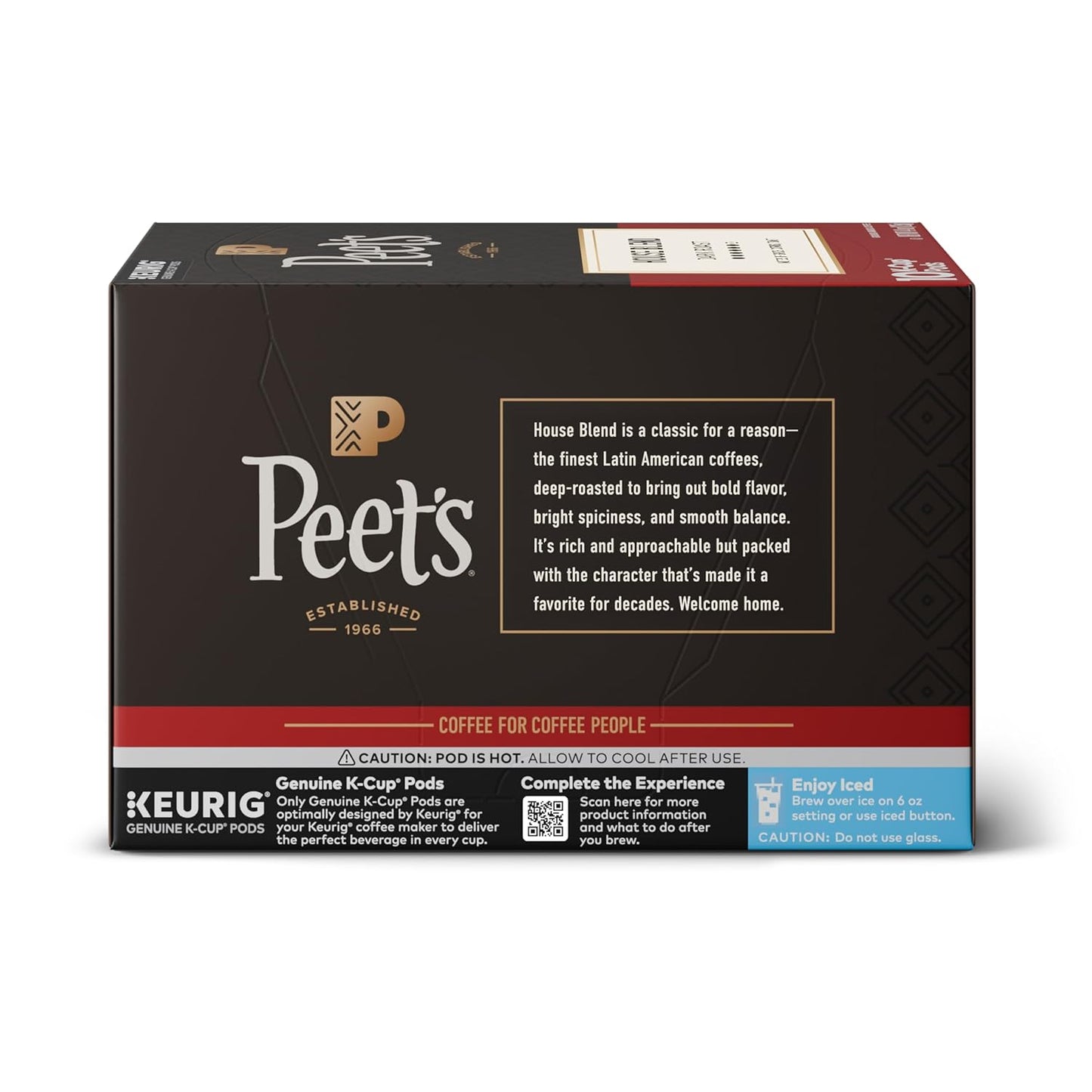 Peet's Coffee K-Cup Pods Dark Roast Variety Pack - 100% Arabica, 40 Count (4 Boxes of 10 Pods)