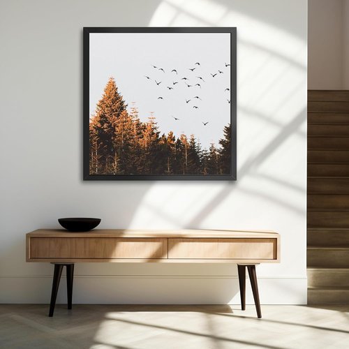 LaVie Home 30x30 Black Picture Frame - Modern Wall Display for Special Occasions | Horizontal Orientation