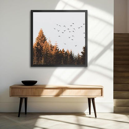 LaVie Home 30x30 Black Picture Frame - Modern Wall Display for Special Occasions | Horizontal Orientation