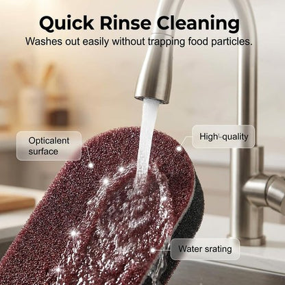 2026 New Cleaning Sponges Eraser, Multi-Functional Eraser, Shower & Tub Scrubber Sponge for Kitchen, Bathroom, Sink, Floor & Home Cleaning (5PCS)