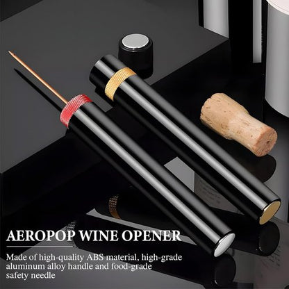 Aeropop Wine Opener, Loritia Arropop Wine Opener, Wines Openers, Travel Portable Pocket Air Pressure Pump Bottle Open (2PCS)