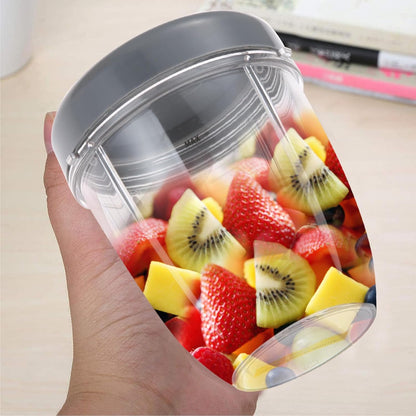 Nutribullet Blender Cups - 18oz Replacement Cups with Lids | Compatible with 600W & 900W Models (2-Pack)