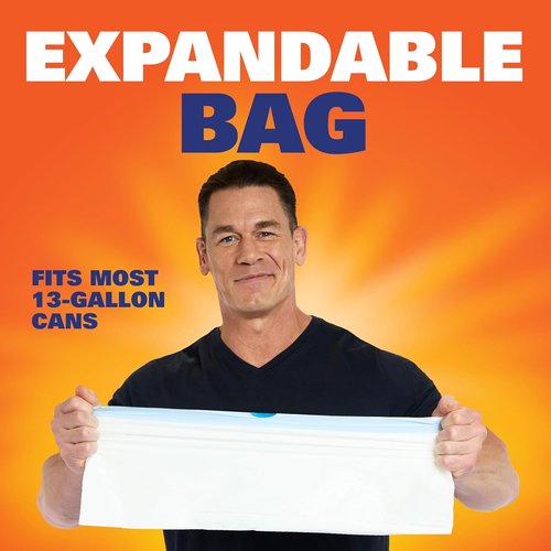Hefty Ultra Strong Kitchen Trash Bags - Clean Burst Scent | 13 Gallon, 40 Count