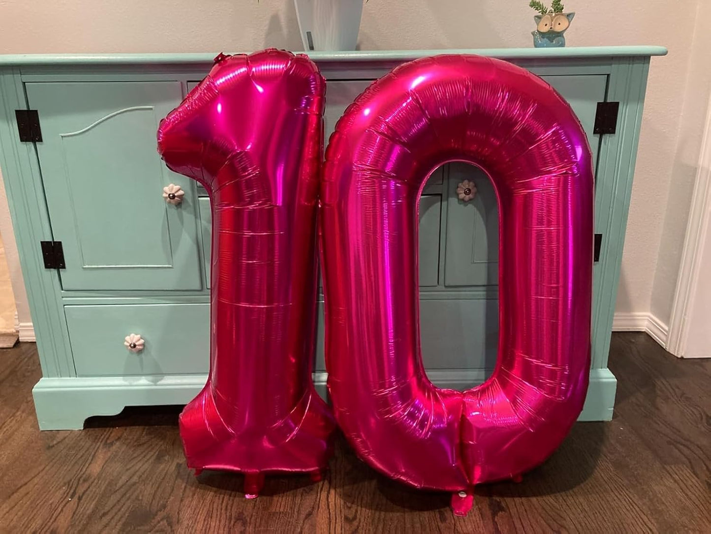 Number Balloons - 40 Inch One Balloon for 1st Birthday | Rose Purple Party Decoration
