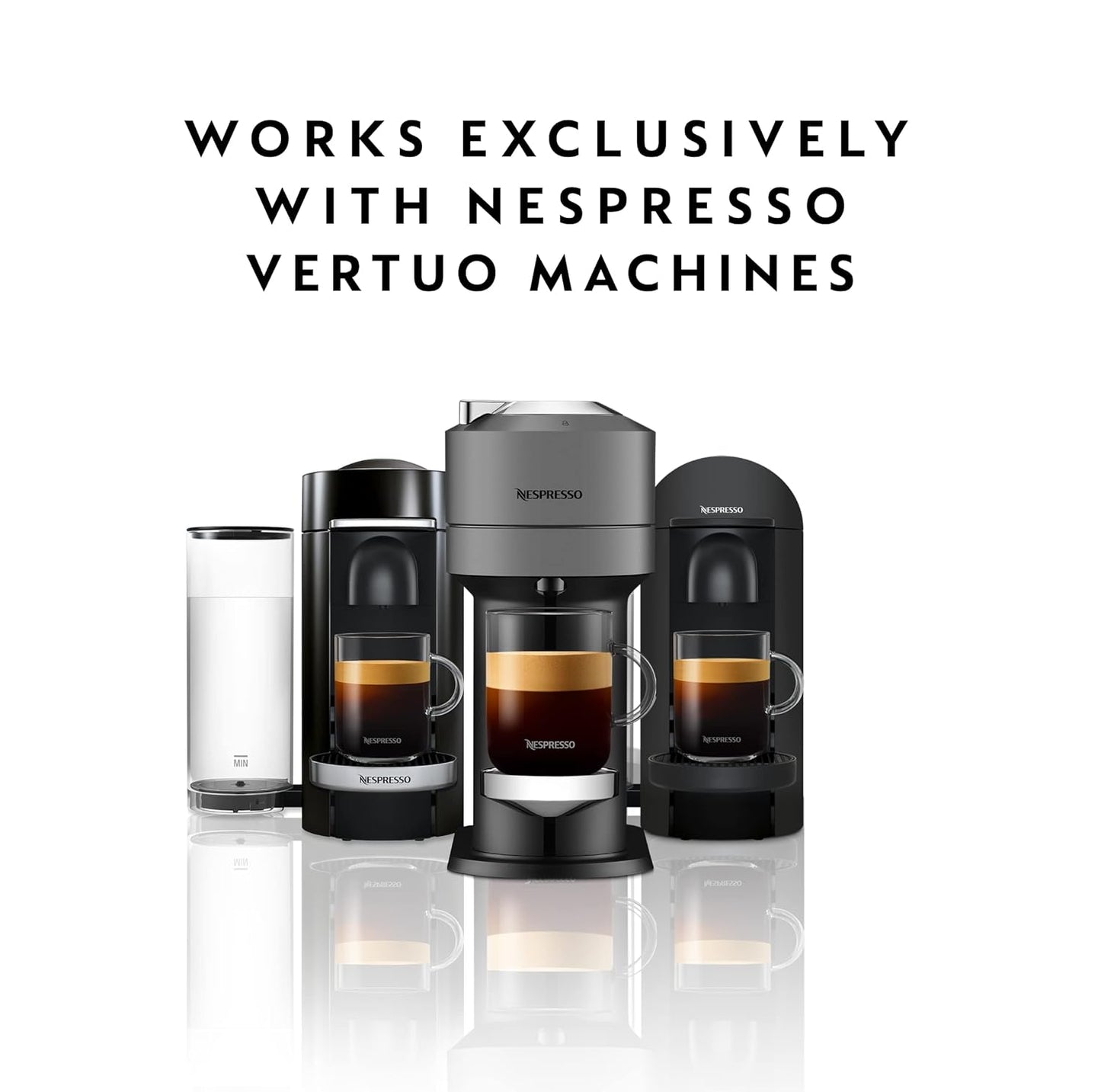 Nespresso Vertuo Double Espresso Chiaro - Medium Roast Coffee Pods | 30-Count, 2.7oz Brew Size