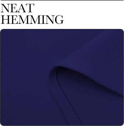 NICETOWN Navy Blue Blackout Curtains - Thermal Insulated 86" Long Drapes for Large Windows | 2 Panels, 55" Wide