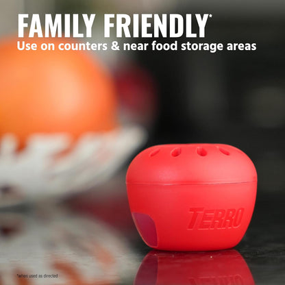 Terro Fruit Fly Traps - Indoor Use | 6 Pack with 270 Days of Lure Supply for Effective Pest Control