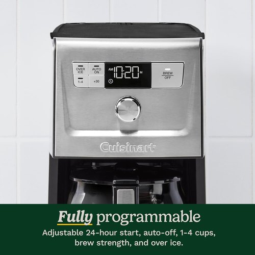 Cuisinart 14-Cup Coffee Maker - Programmable PerfecTemp Machine with Brew Strength Control | Stainless Steel DCC-3500SS