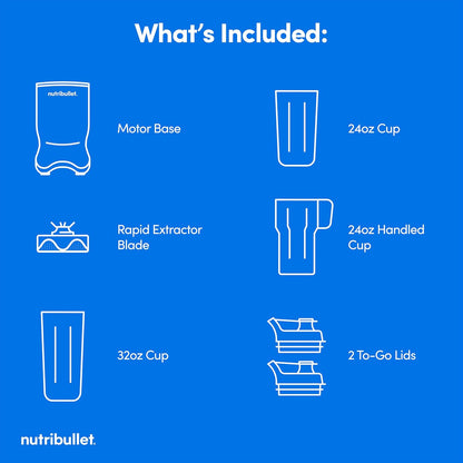 Nutribullet Ultra Personal Blender - 32 Oz Capacity for Smoothies & Shakes | Sleek Gray Design