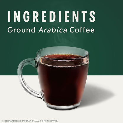 Starbucks K-Cup Coffee Pods - Medium Roast Pike Place Roast for Hot or Iced Coffee | 60 Pods