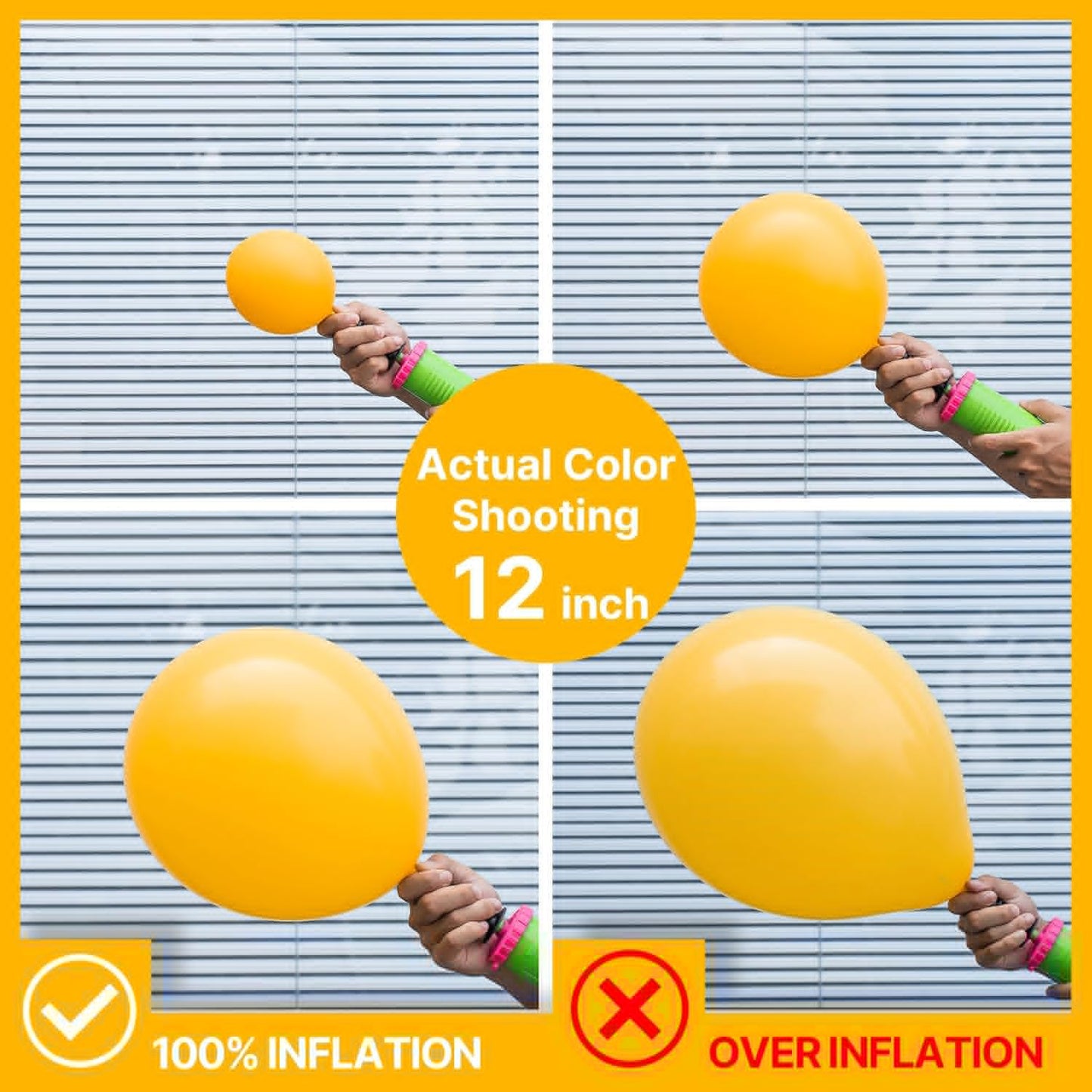 PartyWoo Mustard Yellow Balloons - 50pcs 12 Inch Fall Decorations for Birthday & Baby Showers