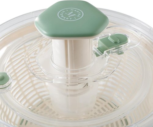Martha Stewart Salad Spinner - 6.3 Qt Fruit & Vegetable Washer with Strainer | Easy Cleaning Bowl
