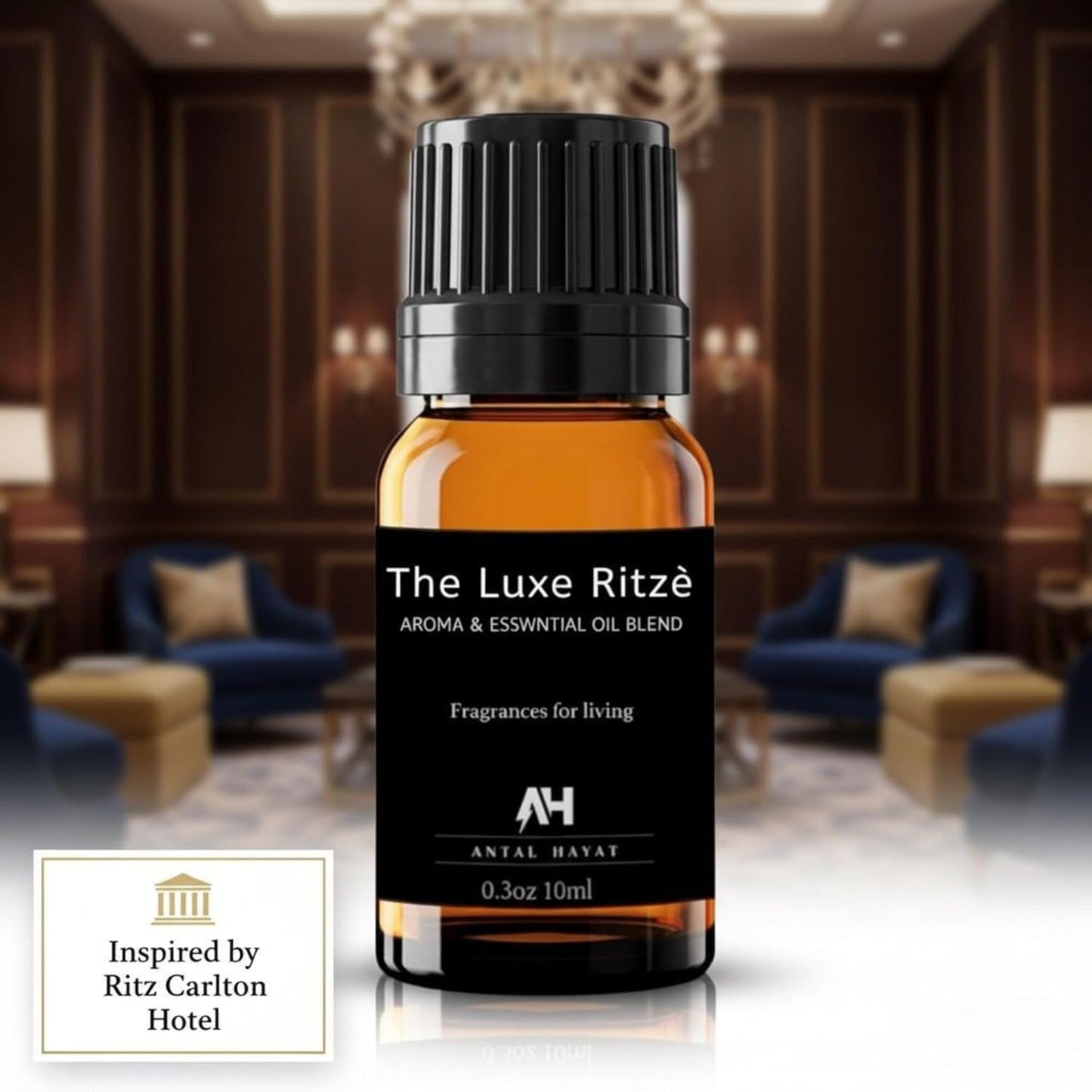 Ritz Carlton Hotel Diffuser Oil - Luxurious Essential Oils for Humidifiers | 10mL Glass Bottle with Dropper