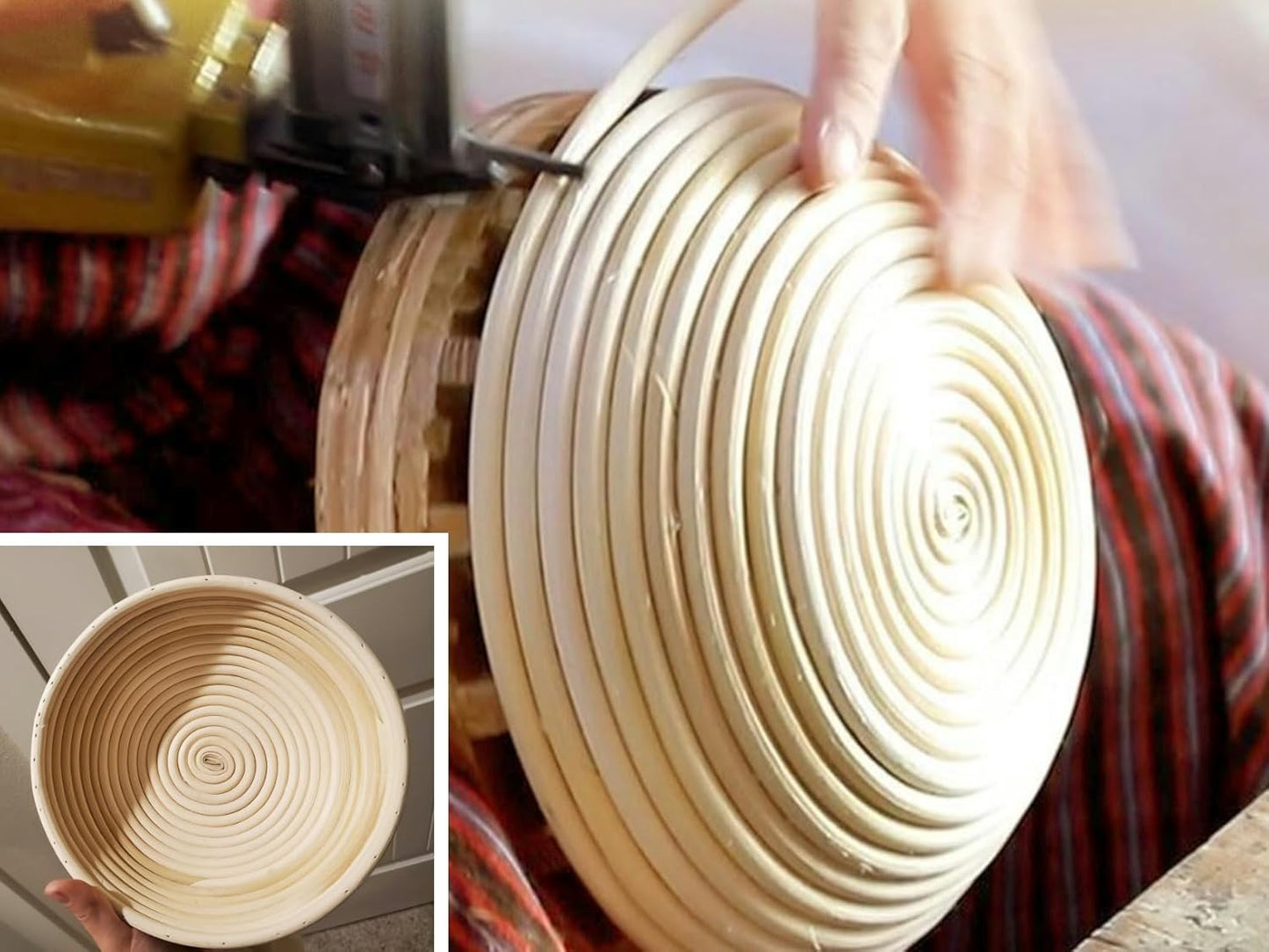 Proofing Baskets | 2-Pack Banneton Bread Proofing Baskets - 9-Inch Round & 10-Inch Oval for Sourdough Baking