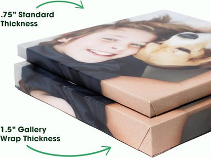 BuildASign Custom Canvas Prints - Personalized Photo Wall Art for Home Decor & Gifts | Ready to Hang (12" L x 12" W x 1.5” D)