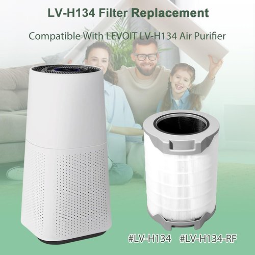 **LEVOIT LV-H134 Replacement Filter - 3-in-1 True High-Efficiency Activated Carbon Filter | 1 Pack**