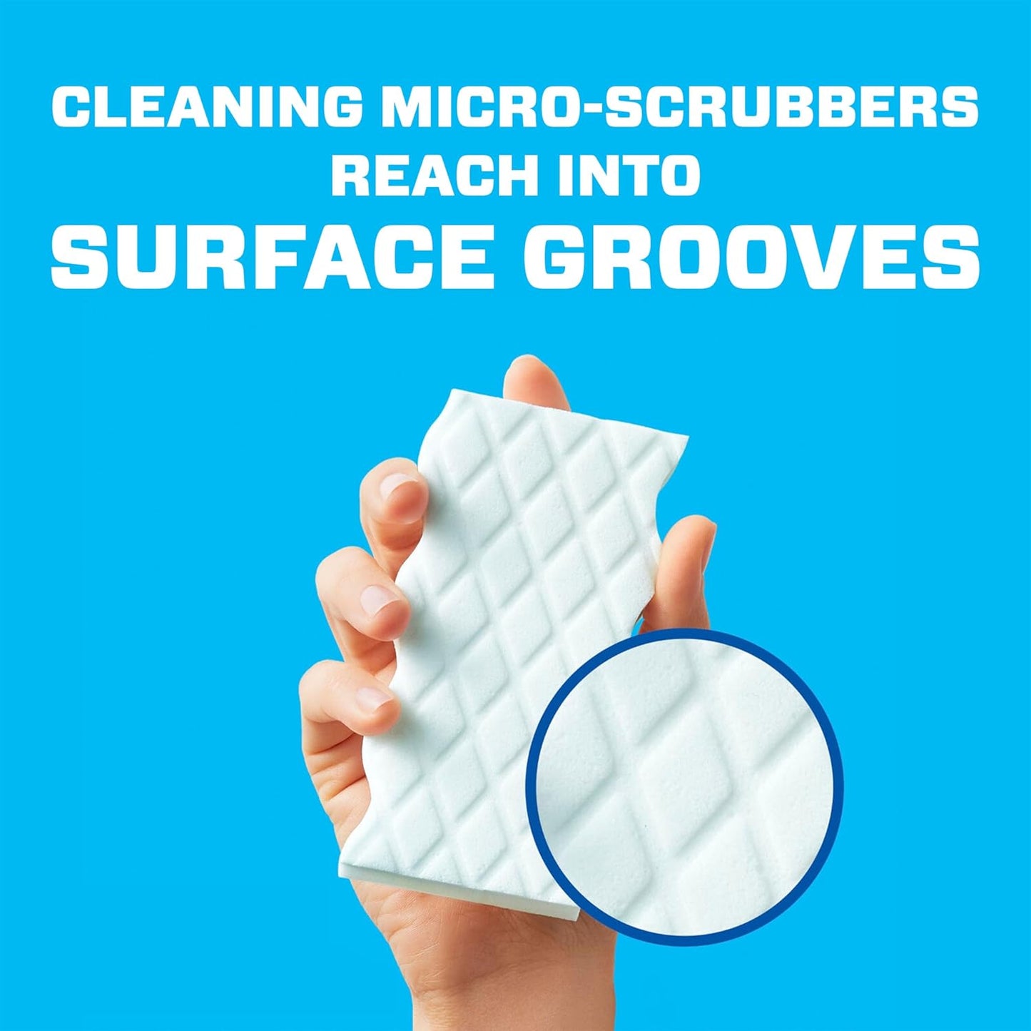 Mr. Clean Magic Eraser Sponge - All-Purpose Cleaning Pads for Kitchen & Bathroom | Extra Durable, 4ct