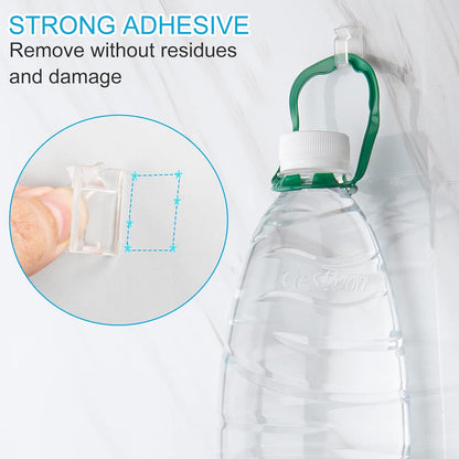 Skiennix Cable Clips - Upgraded Adhesive Cord Organizers for Strong Wire Management | 100 PCS, Small, Clear