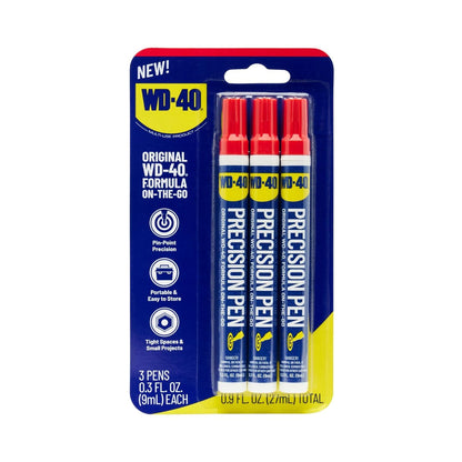 WD-40 Original Formula Precision Pen - Portable Lubrication with Pin-Point Control | 0.3 fl oz (3-Pack)