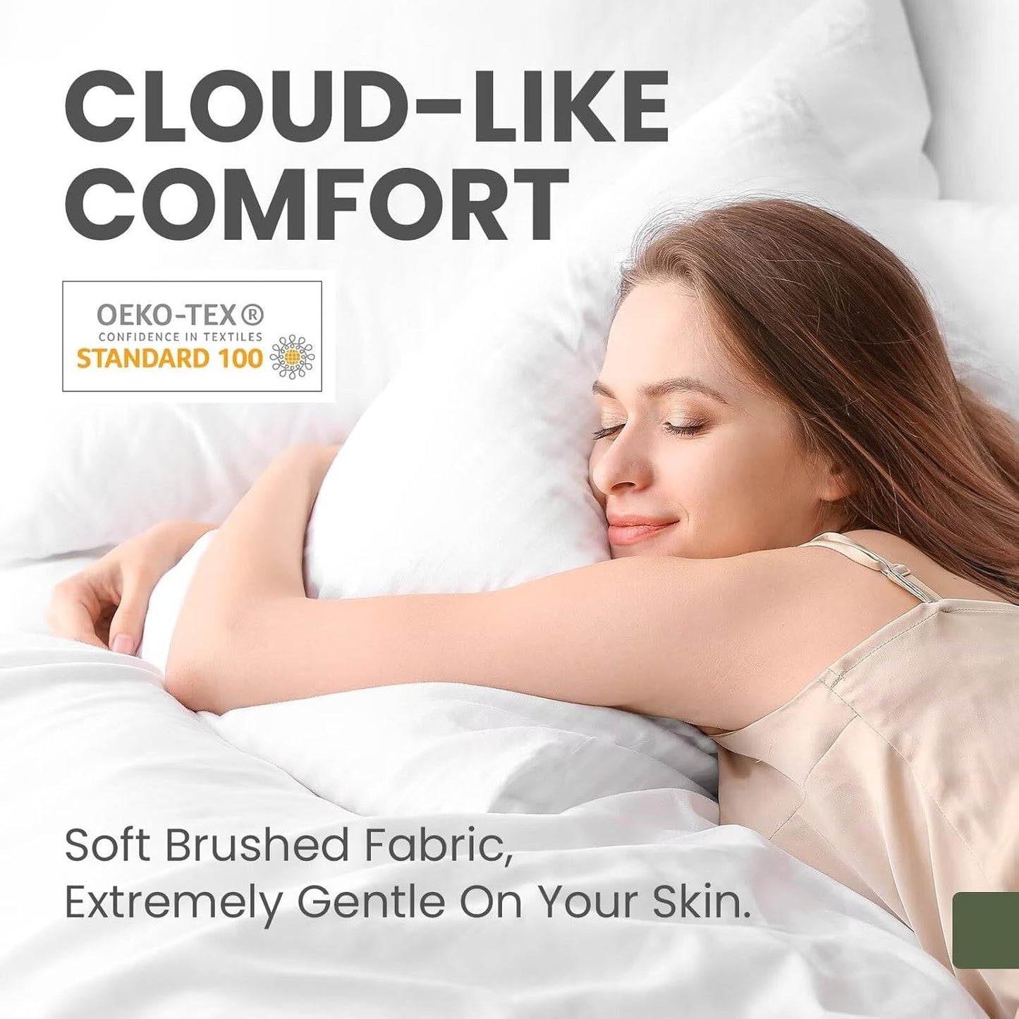 Skiennix Pillow Protectors - Luxury Hotel Quality, Oeko-TEX Certified, Soft & Breathable | 20 x 26" - 4 Pack