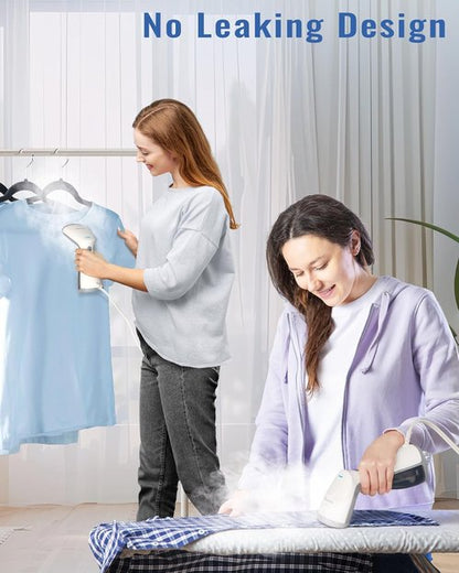 Beautural Portable Clothes Steamer - Handheld Garment Wrinkle Remover | Fast 25s Heat-Up, 120V Only