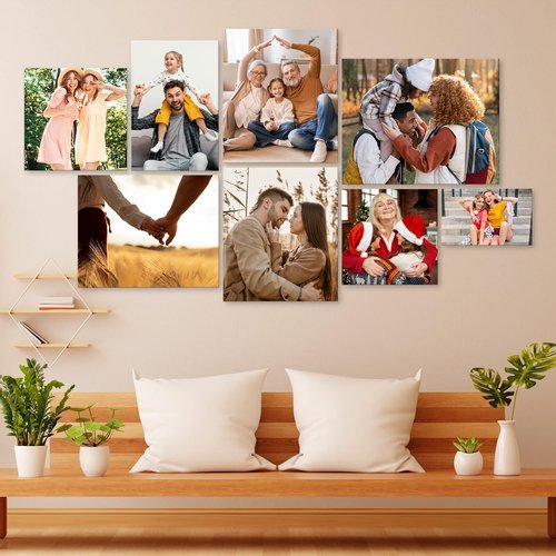 Custom Canvas Prints by Ship Next Day - Personalized Photo Wall Art | Framed 10x8 for Home Decor