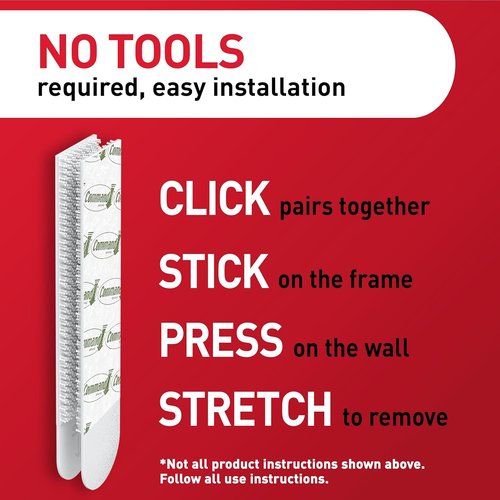 Command Picture Hanging Strips - Damage-Free Hangers for Frames | 28 Pairs (15 lb & 10 lb) - White Adhesive