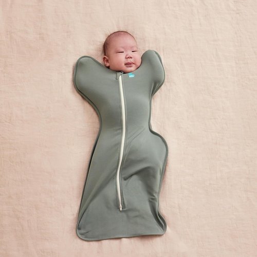 Love To Dream Swaddle UP - Baby Sleep Sack for Self-Soothing | 1.0 TOG, Deep Olive, 8-13 lbs