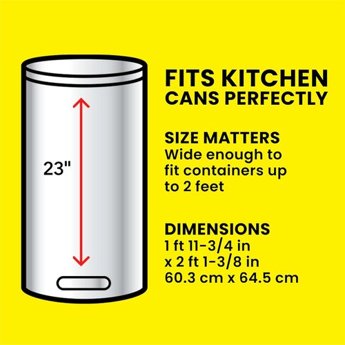 Glad ForceFlex Tall Kitchen Trash Bags - 13 Gallon Capacity, Fresh Clean Scent, 140 Count