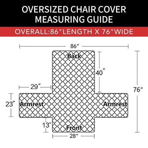Easy-Going Oversized Chair Sofa Slipcover Reversible Sofa Cover Water Resistant Couch Cover Furniture Protector Cover with Elastic Straps for Pets Dog (Oversized Chair, Beige/Beige)