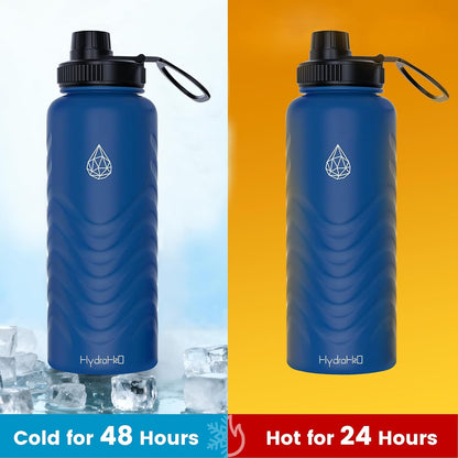 Skiennix 32oz Stainless Steel Insulated Water Bottle - 48H Cold & 24H Hot, Leak-Proof, BPA-Free | Blue
