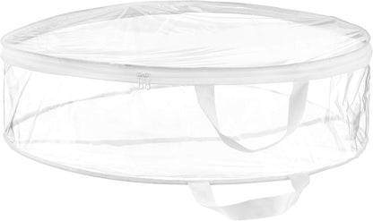 Whitmor Wreath Storage Bag - Clear Design for Easy Visibility | Durable & Spacious 30-Inch Size