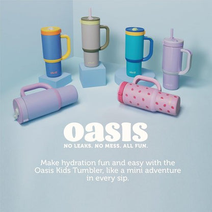 Ello Oasis 14oz Stainless Steel Tumbler - Stylish Insulated Design for Hot & Cold Drinks