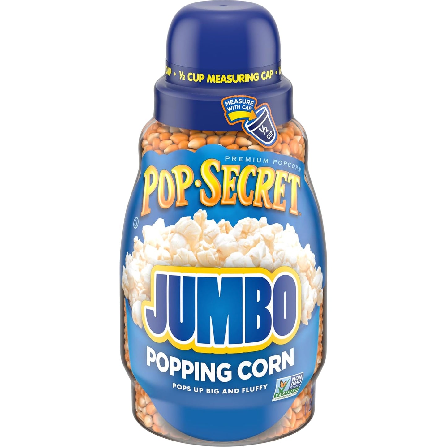 Pop Secret Jumbo Popcorn Kernels - 30 Oz Jar for Perfect Movie Night Snacks