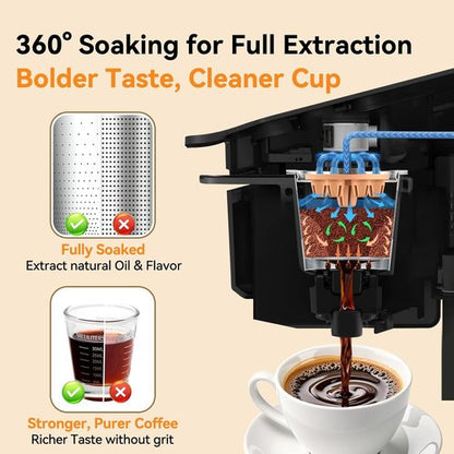 CAPMESSO Reusable K Cups - 2025 Updated Stainless Steel Coffee Pods for Keurig | 4 Pack with Multistream Technology