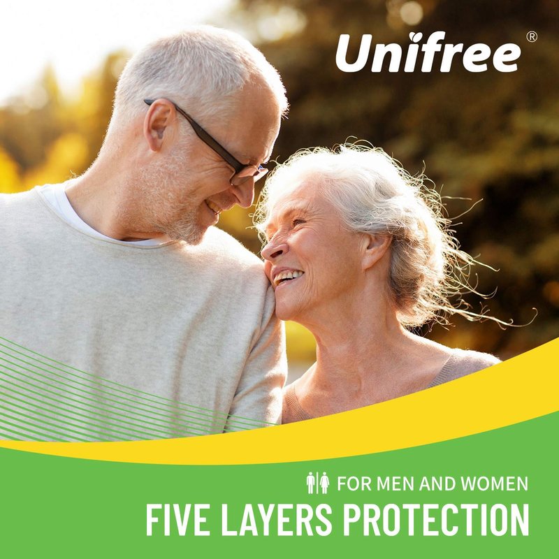 Unifree Disposable Underpads, Bed Pads, Incontinence Pad, Super Absorbent, 40 Count, Blue (XXL 36x36 Inch)