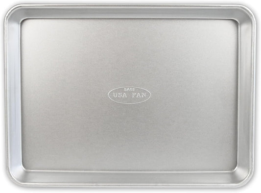 USA Pan Bakeware | Traditional Aluminized Steel Quarter Sheet Baking Pan - Durable & Uncoated