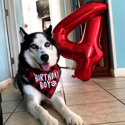 Skiennix 40-Inch Red Number 7 Balloon - Large Self-Inflating Foil Birthday Decoration for Parties