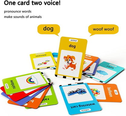 Lapare Audible Learning Toy - Engaging Music & 520 Sight Words Flash Cards for Toddlers Ages 1-5