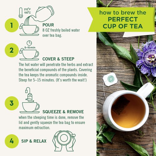Traditional Medicinals Organic, Peppermint Tea - Helps Soothe Belly from Occasional Gas and Bloating - Kosher, Non-GMO, Caffeine-Free, Compostable - 16 Tea Bags