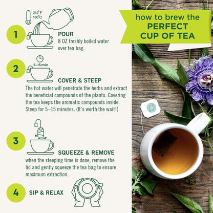 Traditional Medicinals Organic, Peppermint Tea - Helps Soothe Belly from Occasional Gas and Bloating - Kosher, Non-GMO, Caffeine-Free, Compostable - 16 Tea Bags