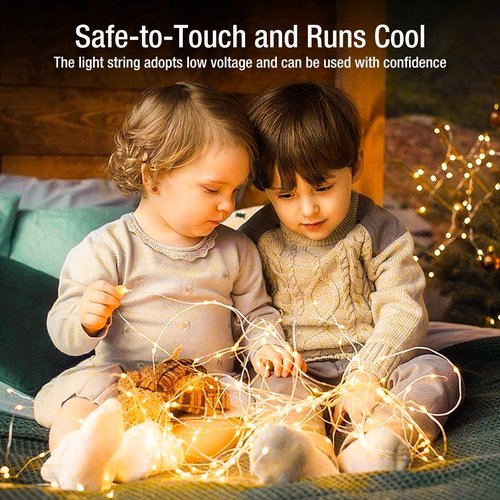 Fairdeer 6 Pack Fairy Lights Battery Operated - 7ft 20 Led Twinkle Lights 3 Modes, Bulk Mini String Lights Waterproof for Mason Jars Vases DIY Party Wedding Decoration Christmas -Warm White