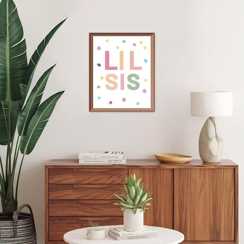 LARTSFRO Wall Art Decor - Brother and Sister Make The Best Friends | Inspirational Nursery Posters, 10x8 Inch Set of 4 Unframed