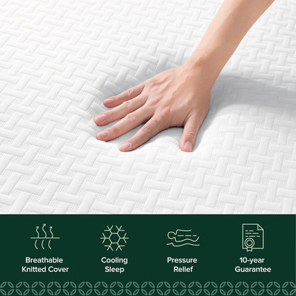 Zinus 6 Inch Full Memory Foam Mattress - Cooling Essential Design, Medium Feel, Safe Materials