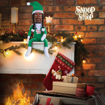 Snoop Dogg Christmas Shelf Décor - 12” Snoop on The Stoop Figurine for Festive Home Styling
